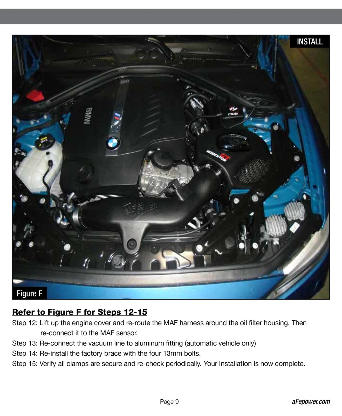 aFe Momentum GT Pro DRY S Cold Air Intake System 16-17 BMW M2 (F87) L6 3.0L (t) N55