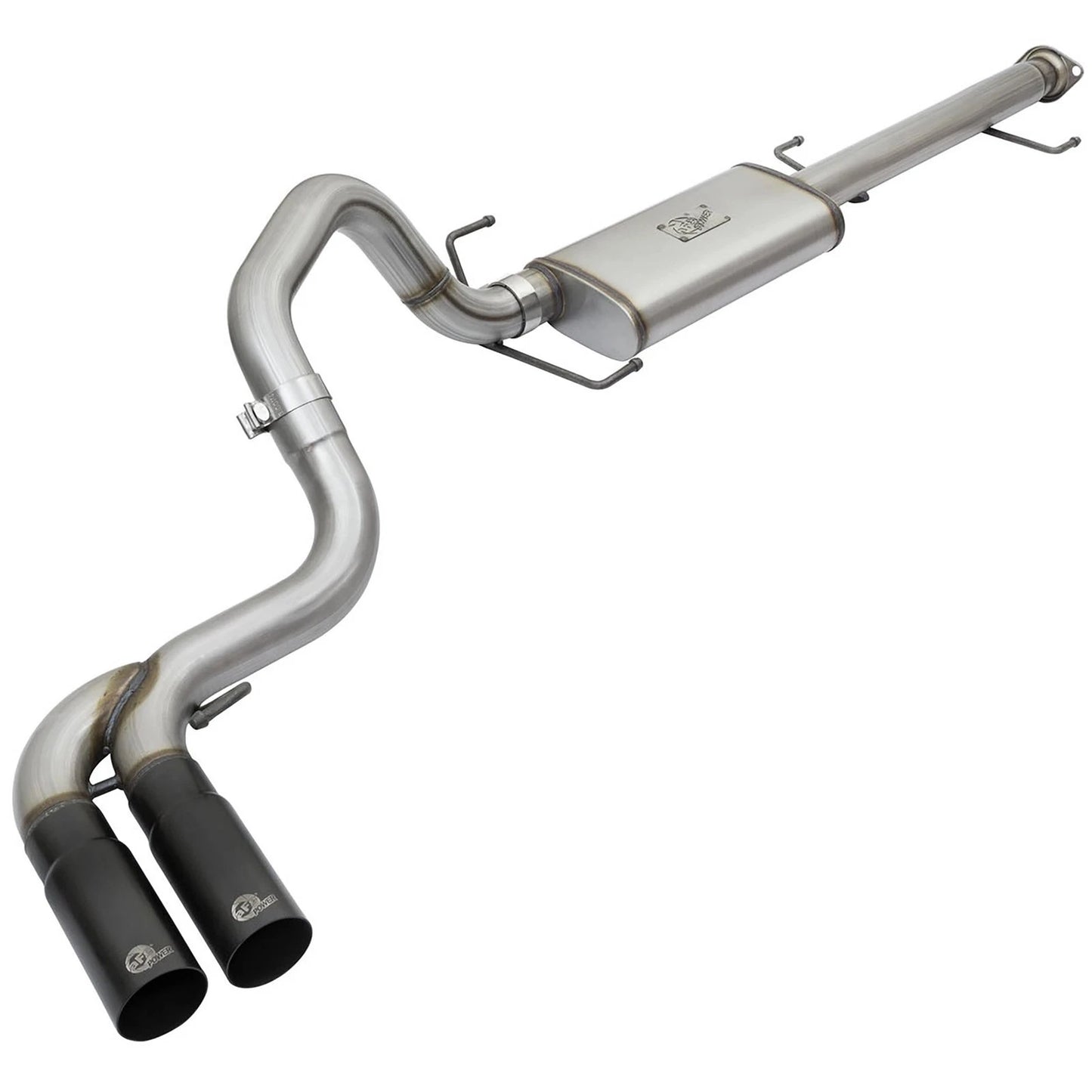aFe Rebel Series 3in Stainless Steel Cat-Back Exhaust System w/Black Tips 07-14 Toyota FJ Cruiser