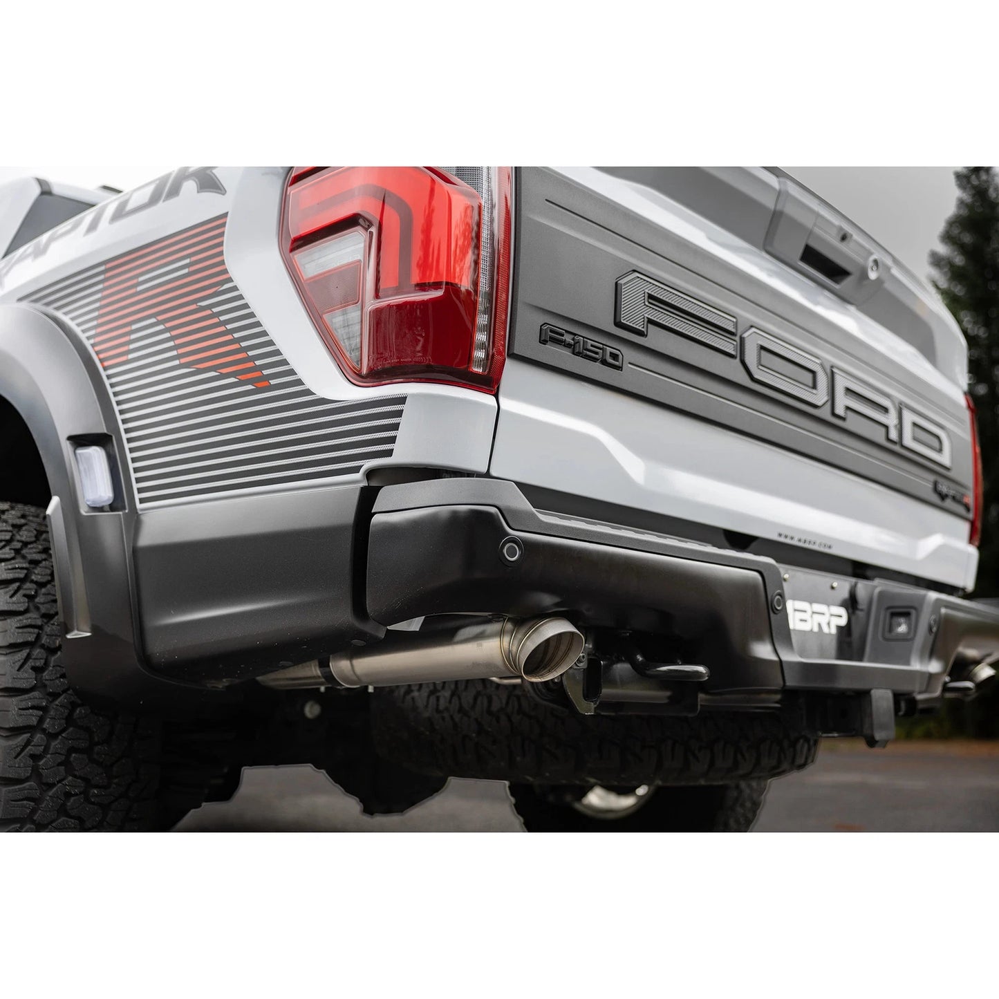 MBRP 2022+ Ford F-150 Raptor 3.5L / Raptor R 5.2L T304 3in Dual Rear Exit Turndown Axle Back Exhaust