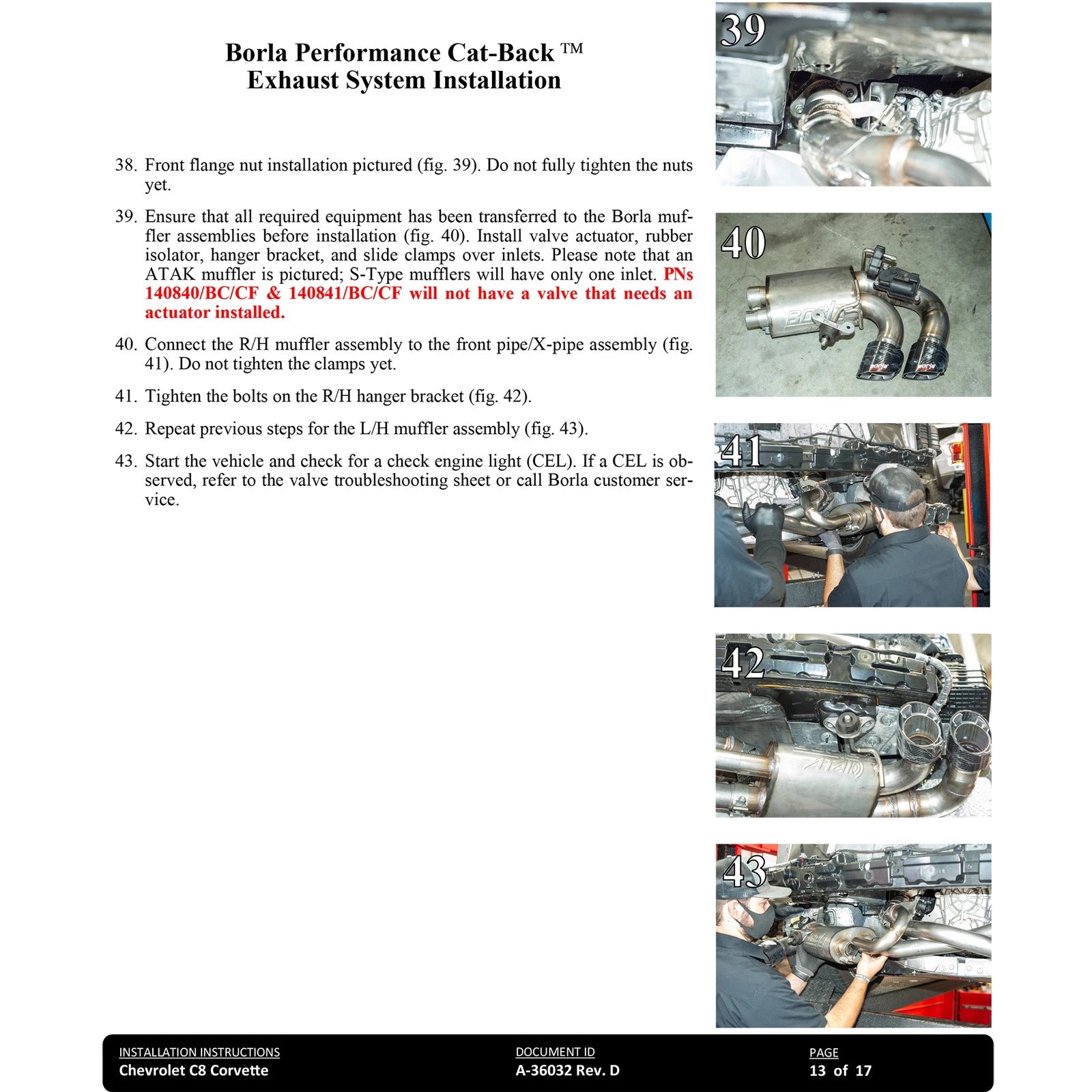 Borla 20-23 Chevy Corvette 6.2L V8 AT w/o NPP 3in ATAK Catback Exhaust - Black Chrome Tips