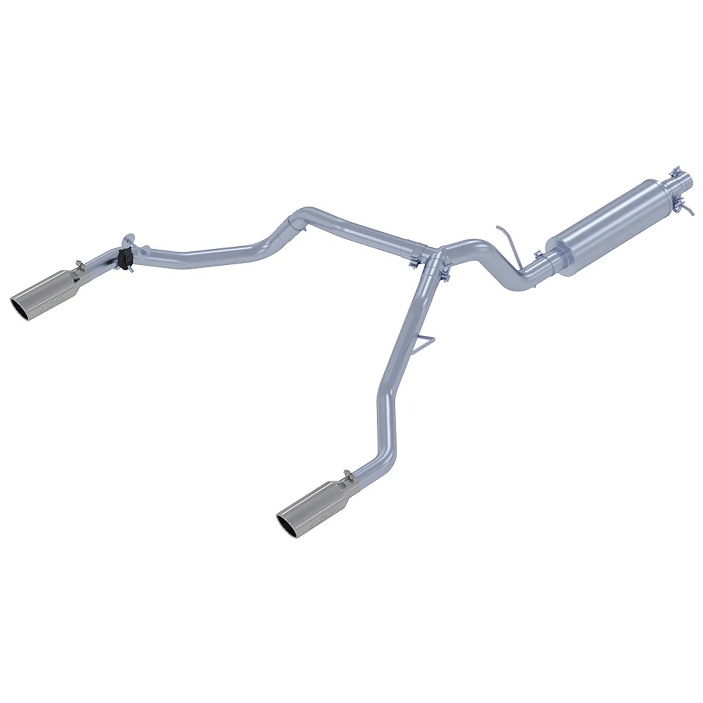 MBRP 19-20 Ford Ranger 2.3L T304 3in Dual Split Rear Outlet 4in OD Tips Cat Back Exhaust