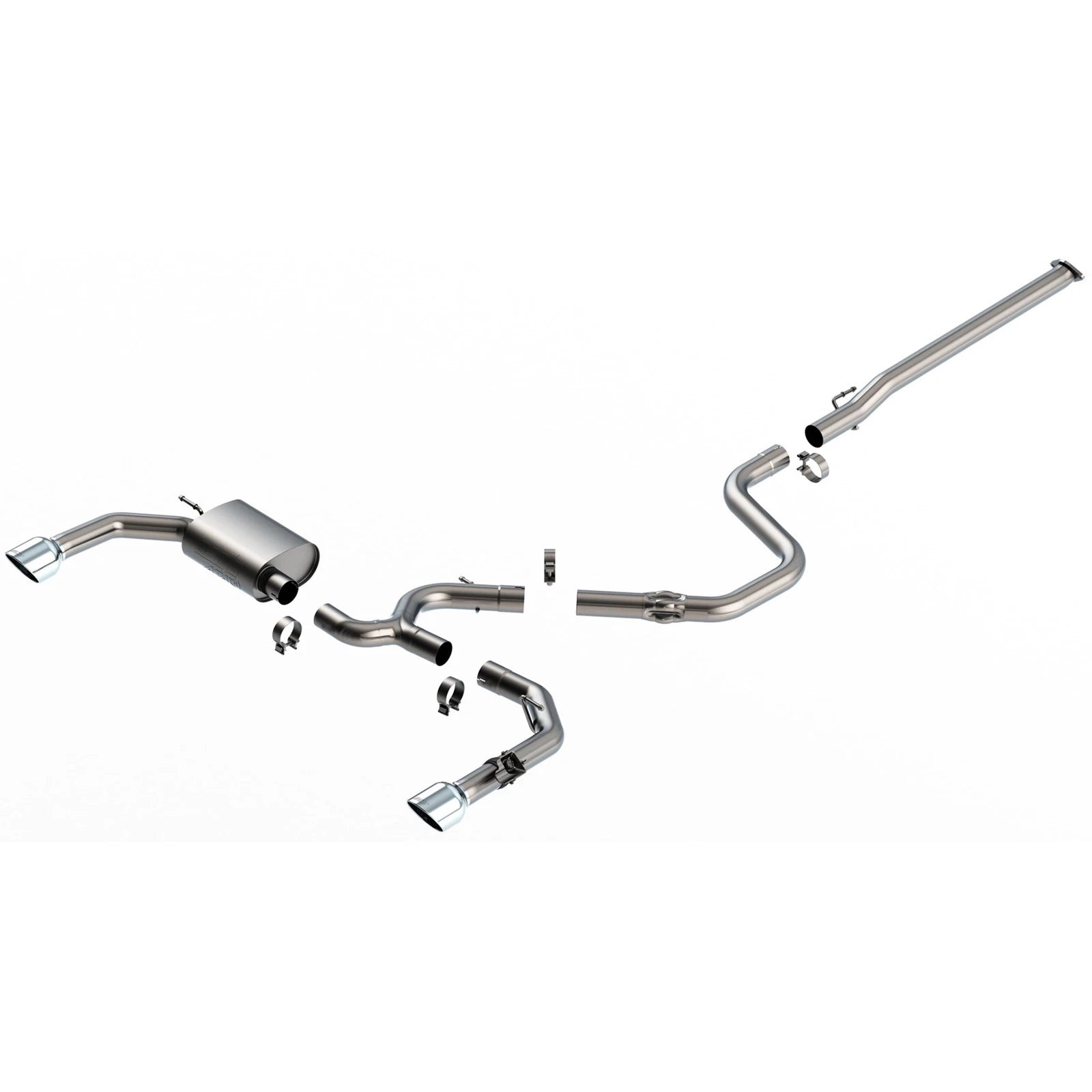 Borla 22-23 Hyundai Elantra N 2.0L 4 CYL. Turbo AT/MT ATAK Catback Exhaust Bright Chrome