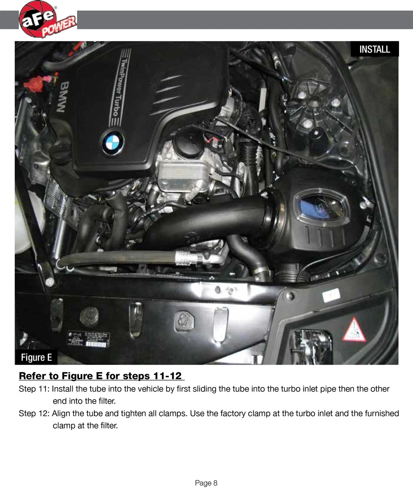aFe Momentum Pro 5R Intake System BMW 528i/ix (F10) 12-15 L4-2.0L (t) N20