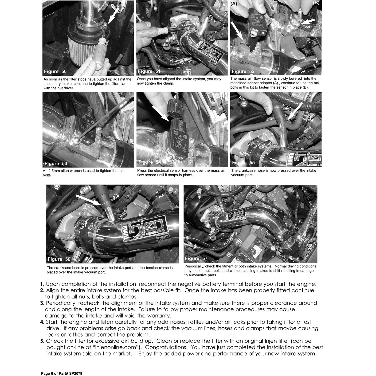 Injen 2009 Corolla 1.8L 4 Cyl. Polished Cold Air Intake
