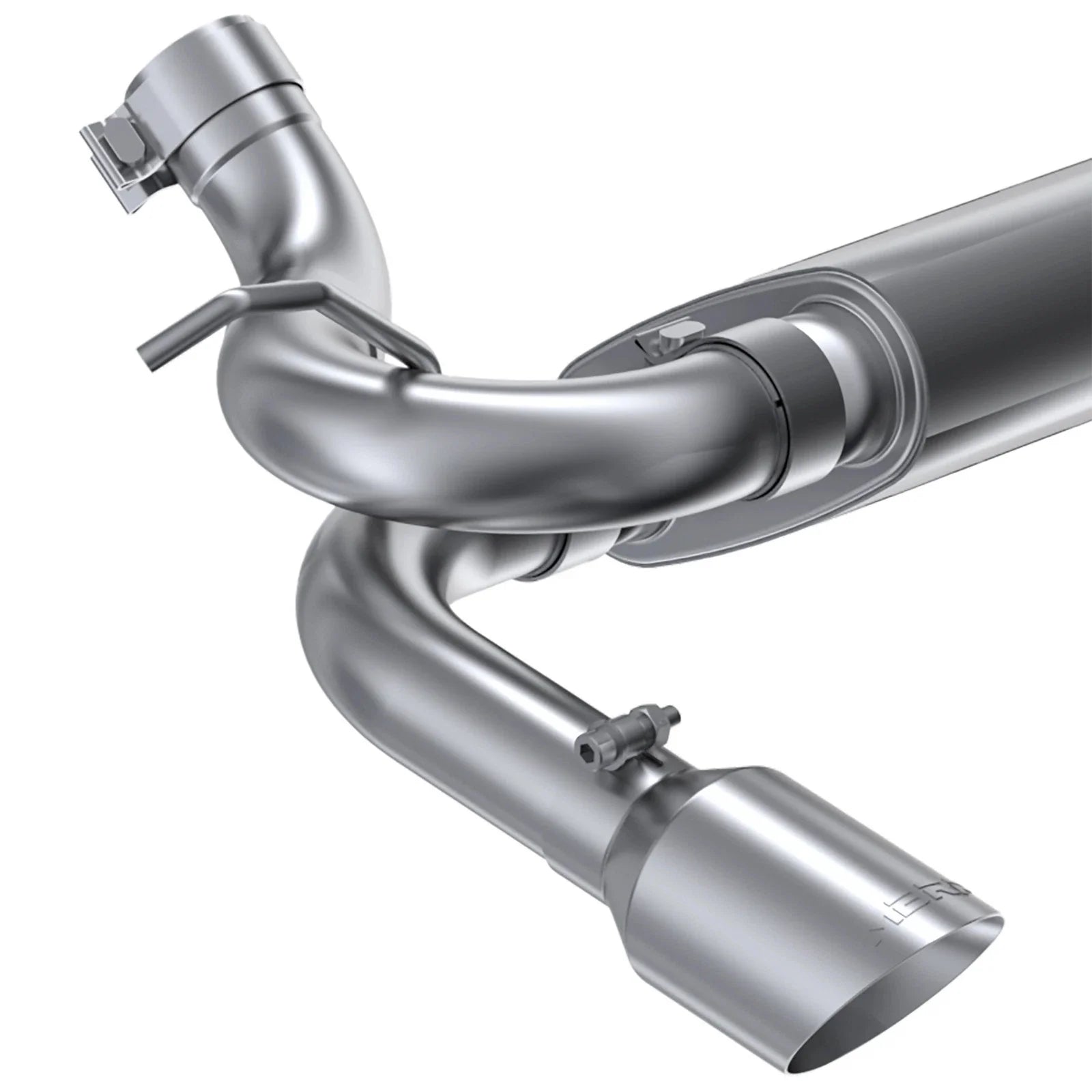 MBRP 07-14 Jeep Wrangler/Rubicon 3.6L/3.8L V6 Axle-Back Dual Rear Exit T409 Performance Exhaust Sys