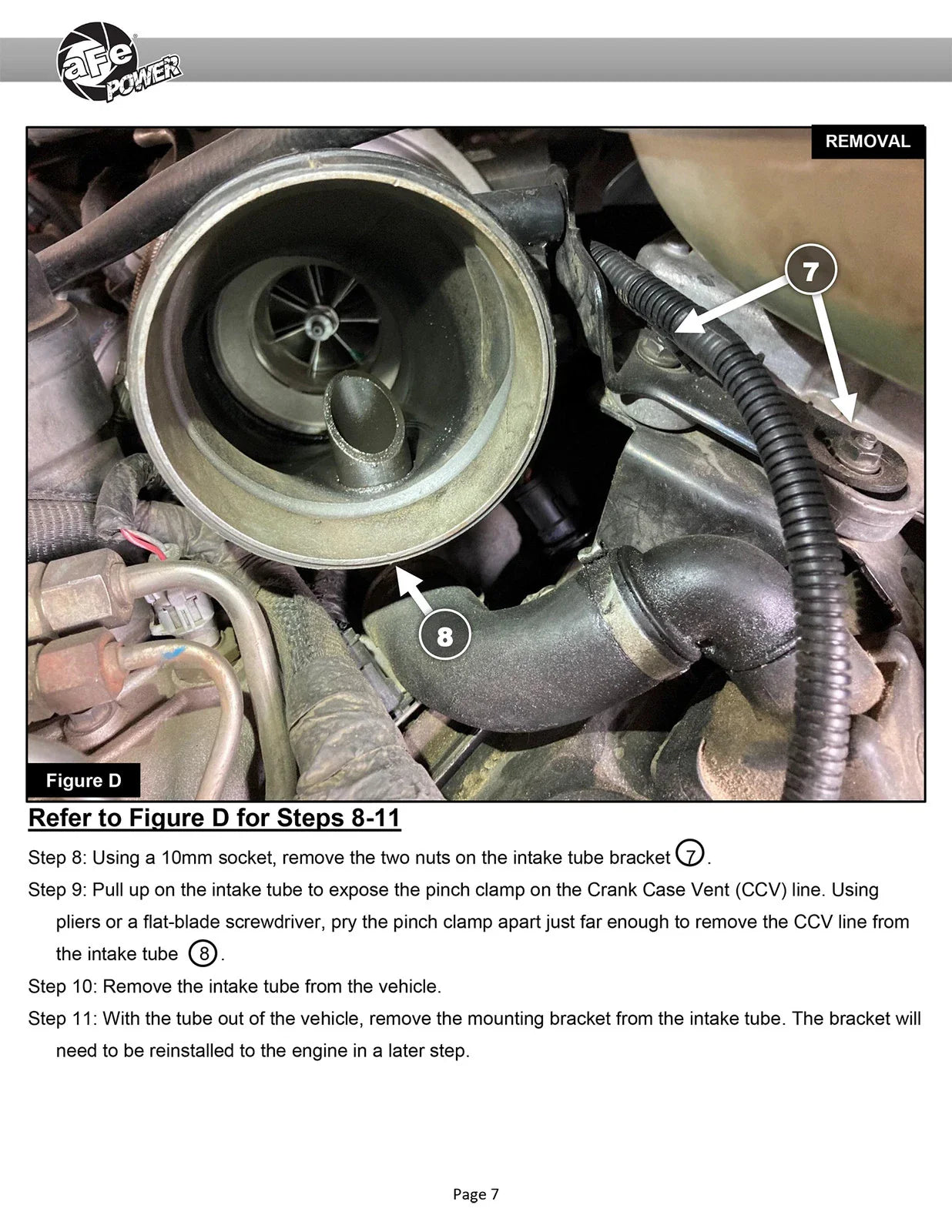 aFe Momentum HD Pro DRY S Stage-2 Si Intake 03-07 Ford Diesel Trucks V8-6.0L (See afe51-73003-E)