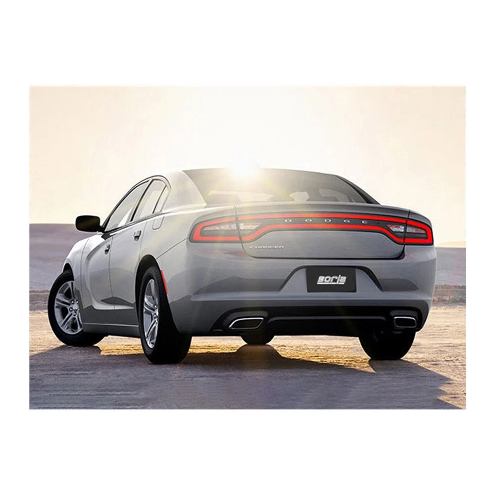 Borla 15-16 Dodge Charger 3.6L V6 ATAK Cat Back Exhaust (Uses Factory Valence)
