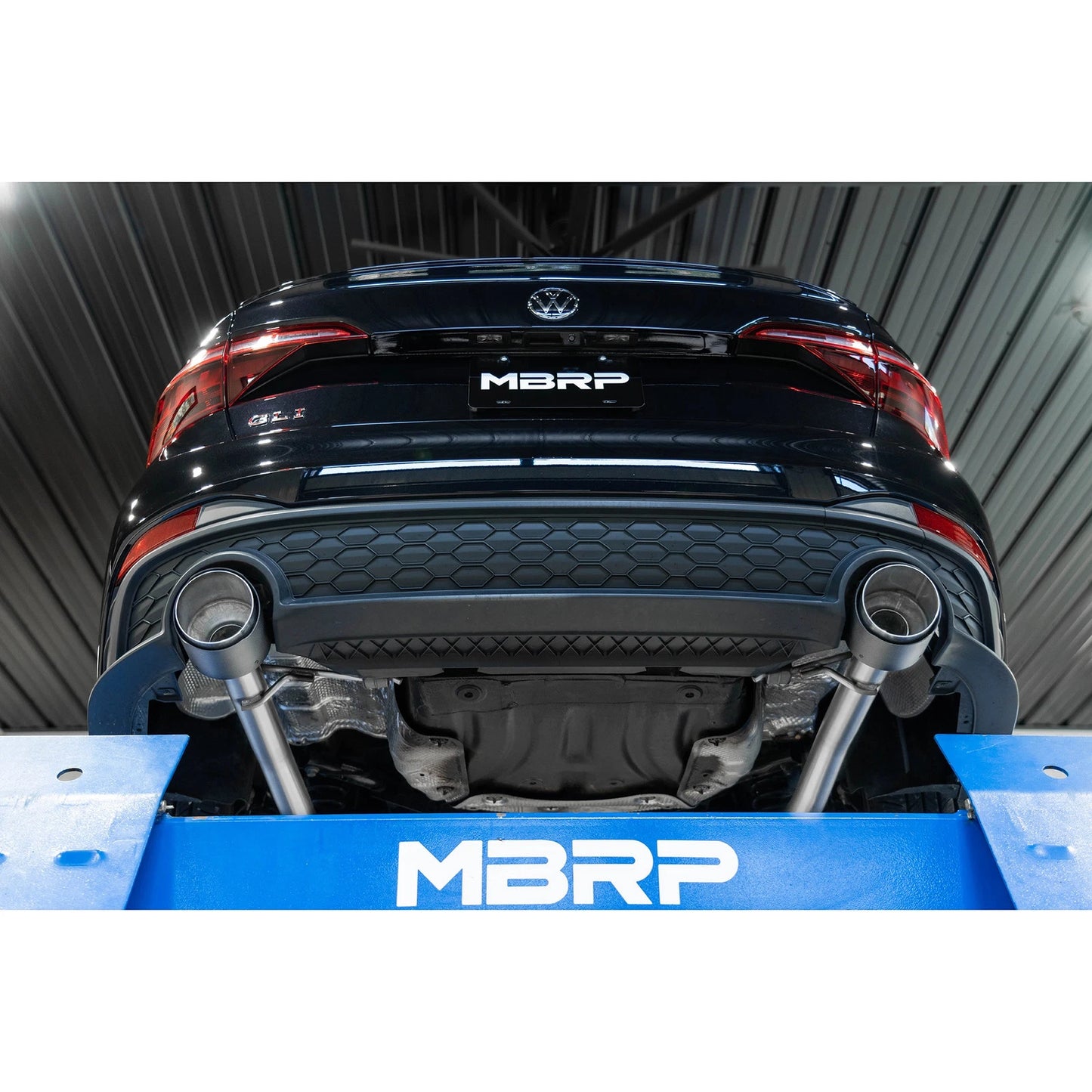 MBRP 2022 VW Jetta GLI 2.0 TSI 3in Cat Back T304 SS 2.5in Dual Split Rear w/ Carbon Fiber Tips
