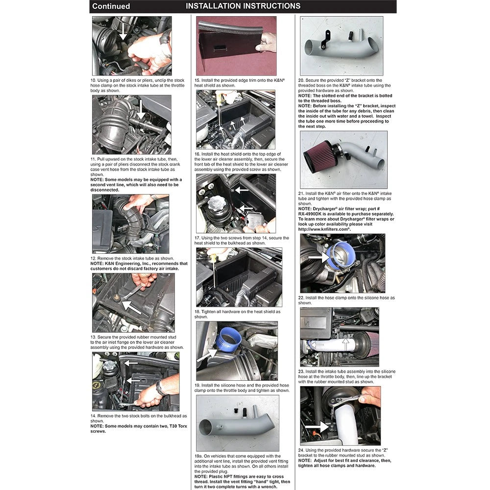 K&N 02-06 Mini Cooper S (Will NOT fit base model) Polished Typhoon Short Ram Intake