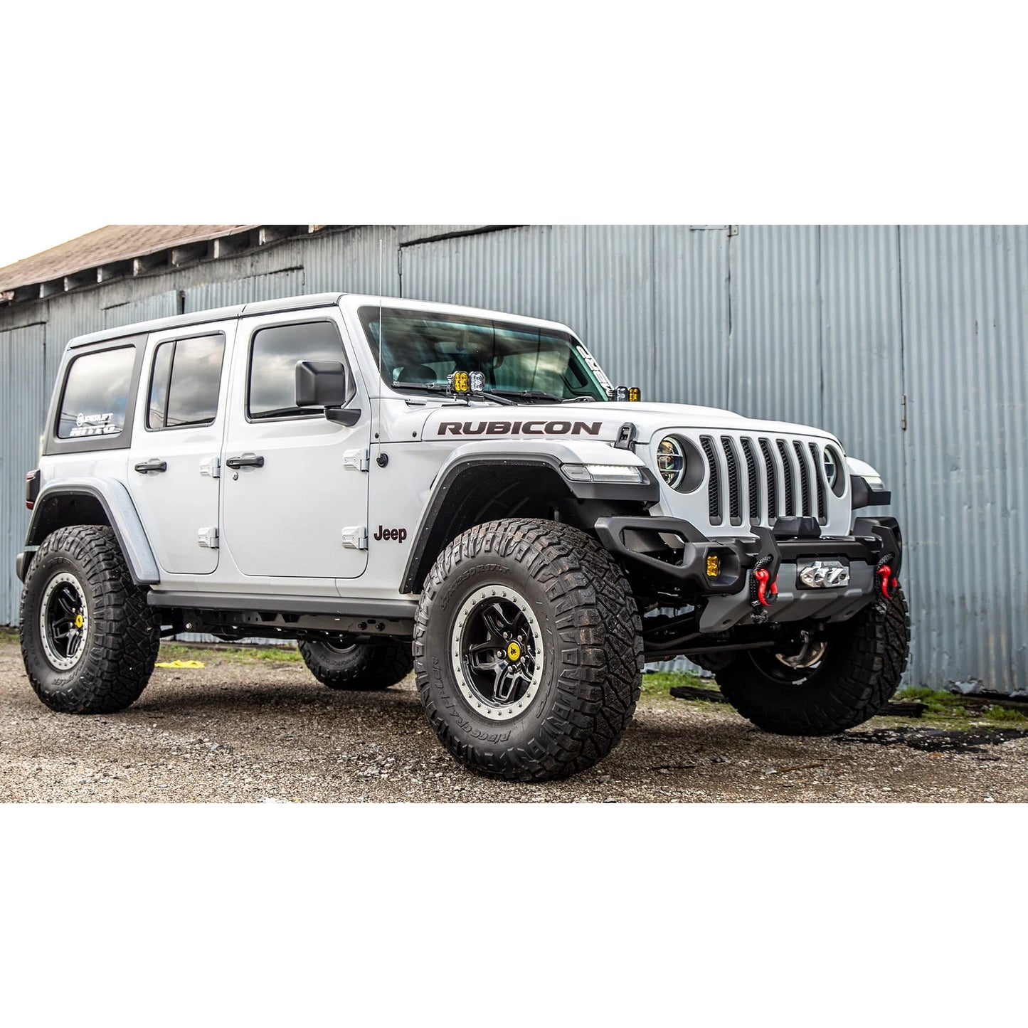 MBRP 18-20 Jeep Wrangler JL 2.5in Single Rear Exit Cat Back Exhaust - Aluminum