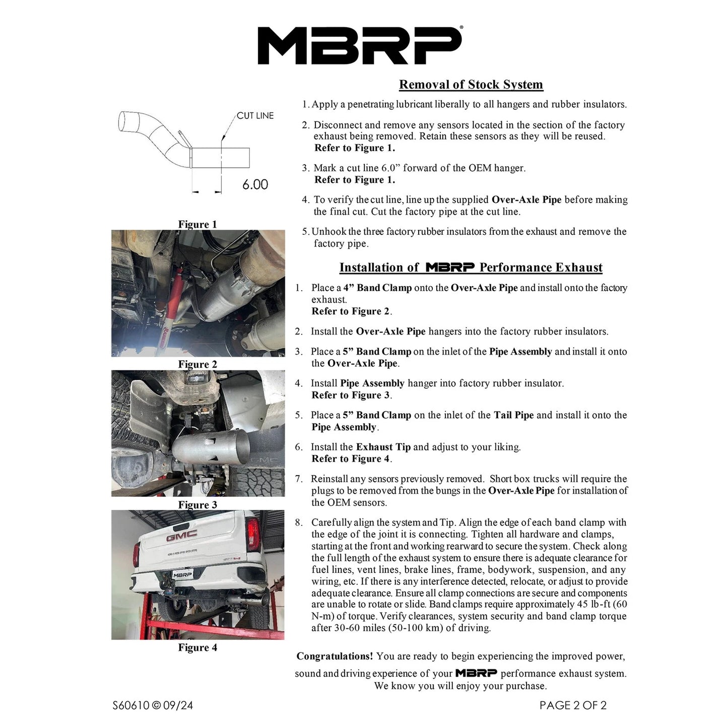 MBRP 20-23 Chevrolet Silverado 2500HD 6.6L Armor Plus T409 SS Single Side Exit 5in DPF Back Exhaust