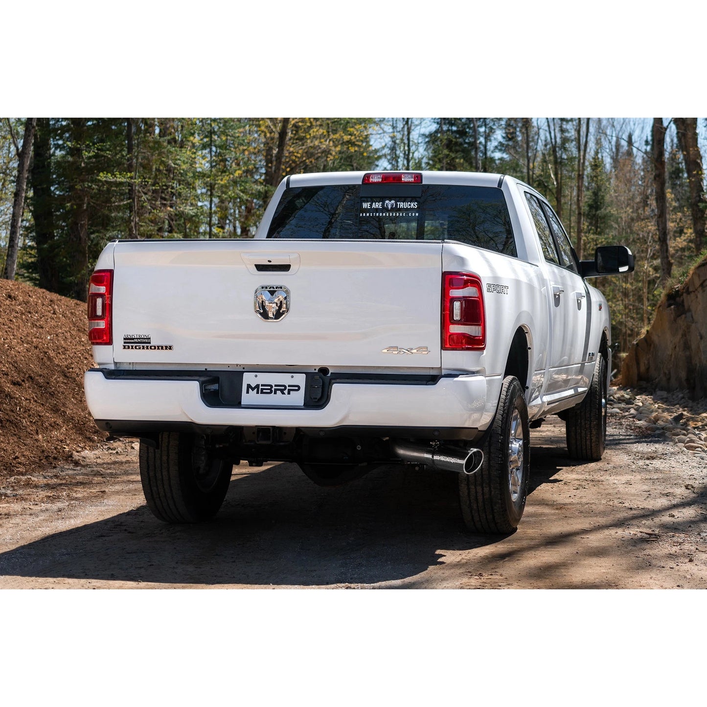 MBRP 2014+ Ram 2500/3500 6.4L Hemi Cat Back Single Side Exit Pro Series - T304