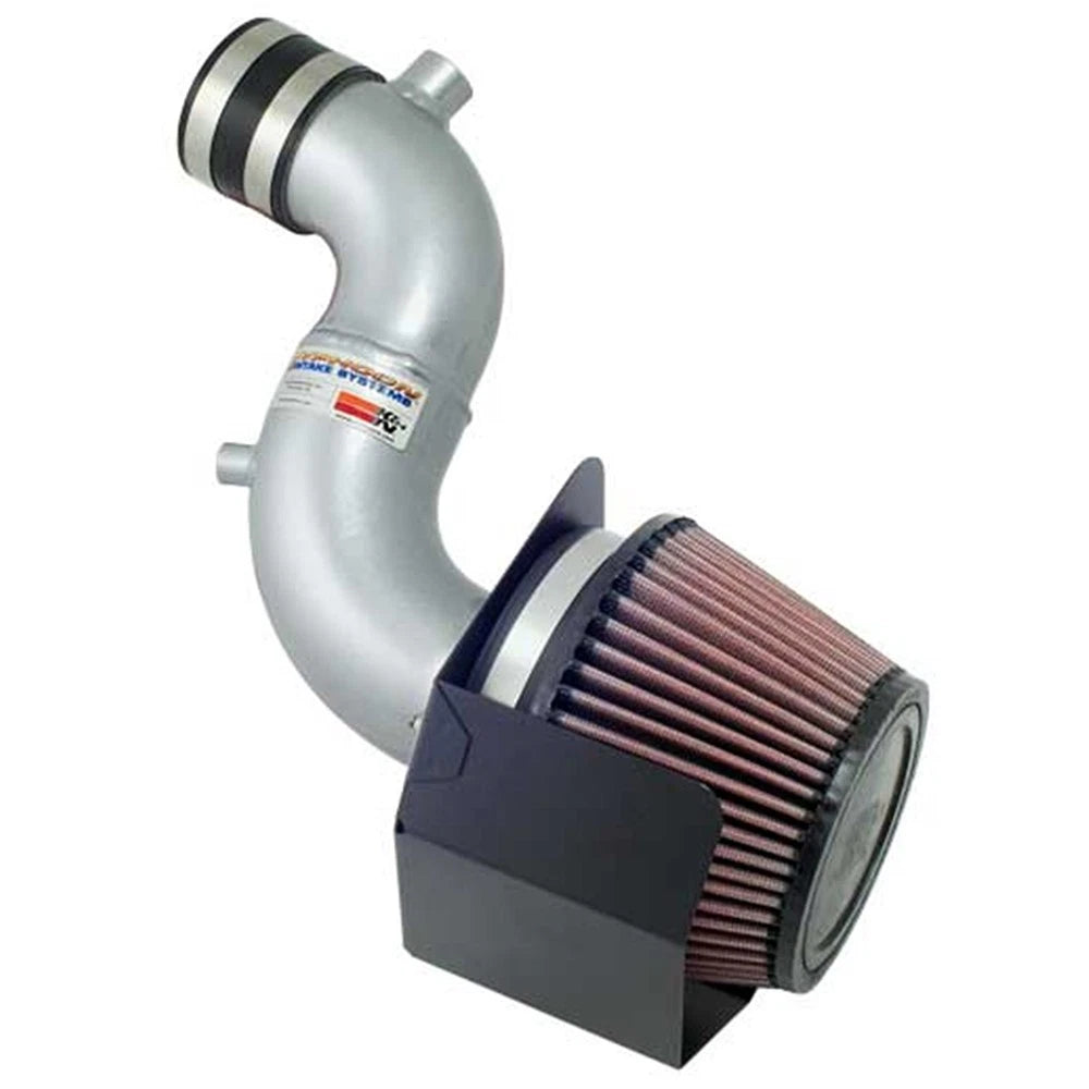 K&N Performance Intake Kit TYPHOON; HONDA FIT L4-1.5L, (SILVER) 07-08