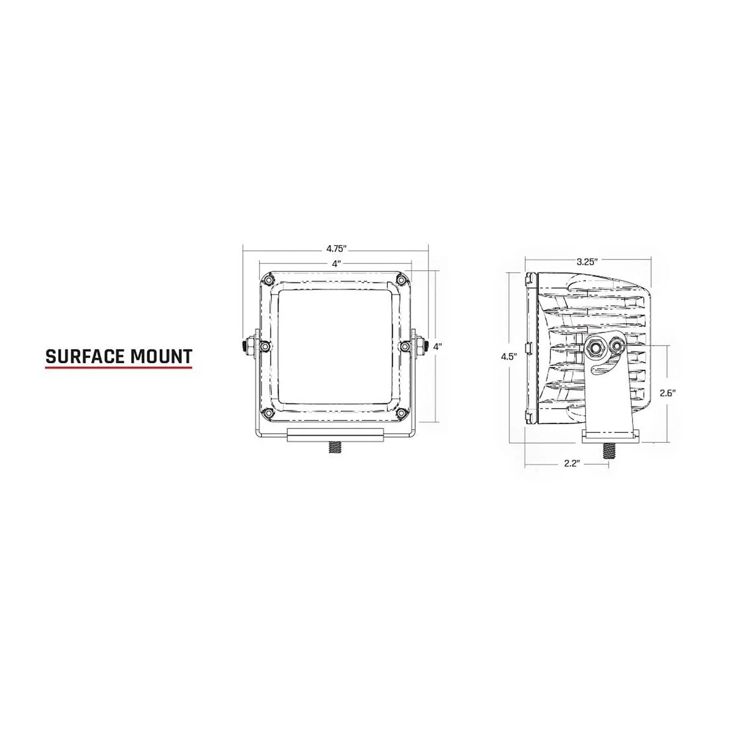 Rigid Industries D2 XL Specter Diffused - (Set of 2)