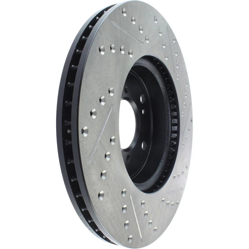 StopTech Slotted & Drilled Sport Brake Rotor Front Right 13 Honda Accord Sport