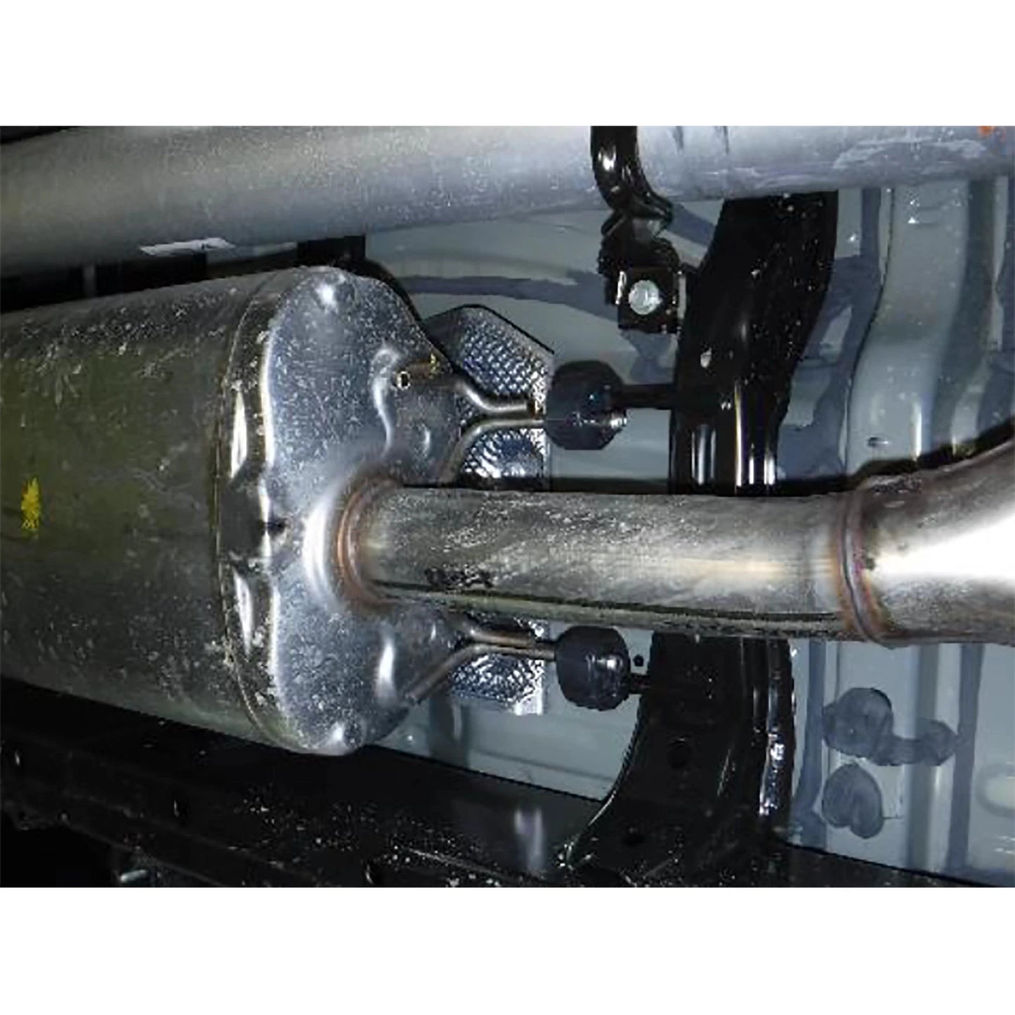 MBRP 22-25 Toyota Tundra 3.4L 3in Cat Back Single Rear Turn Down - Aluminized Steel