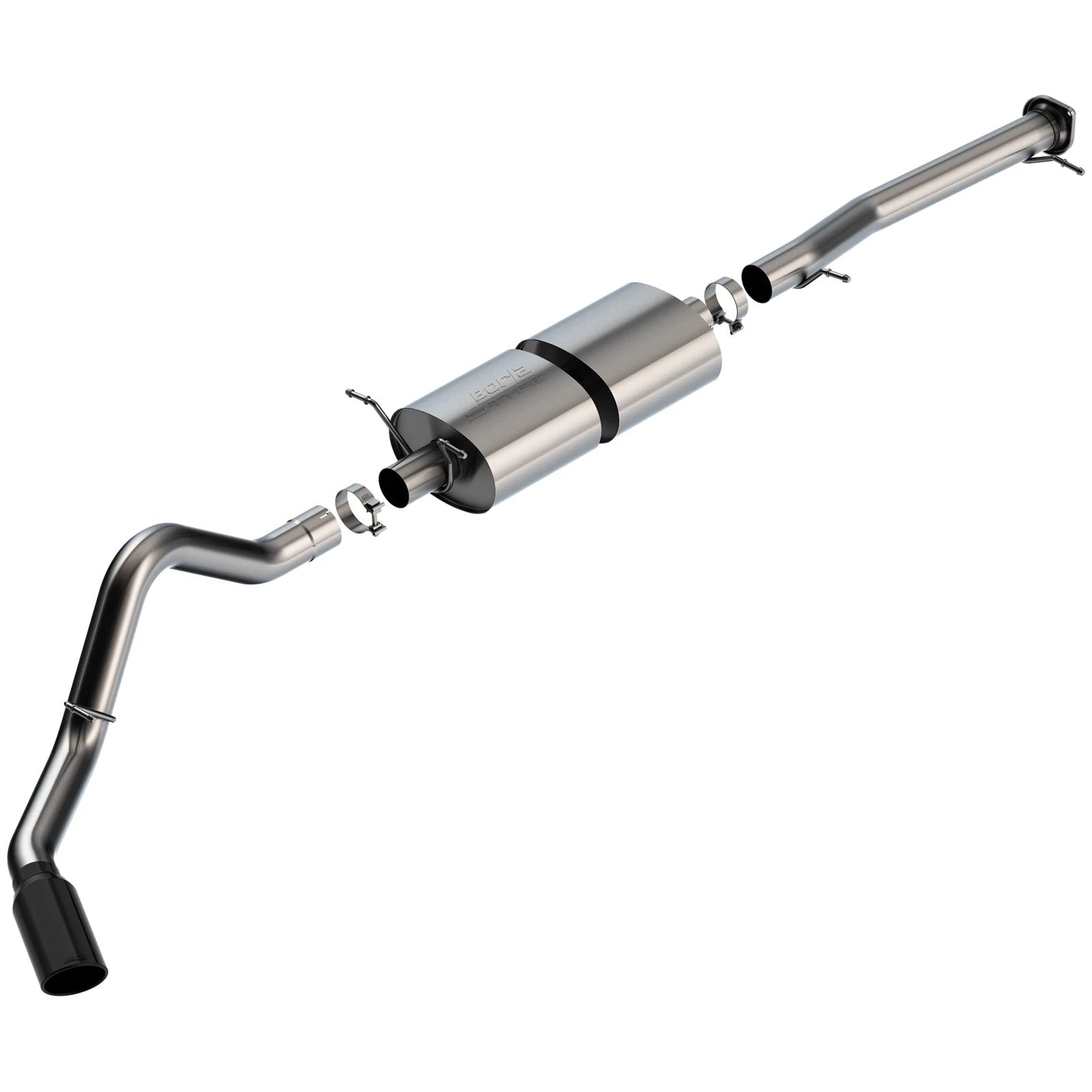 Borla 20-22 Chevrolet/GMC Silverado/Sierra 6.6L T-304 SS Cat-Back S-Type Exhaust - Brushed