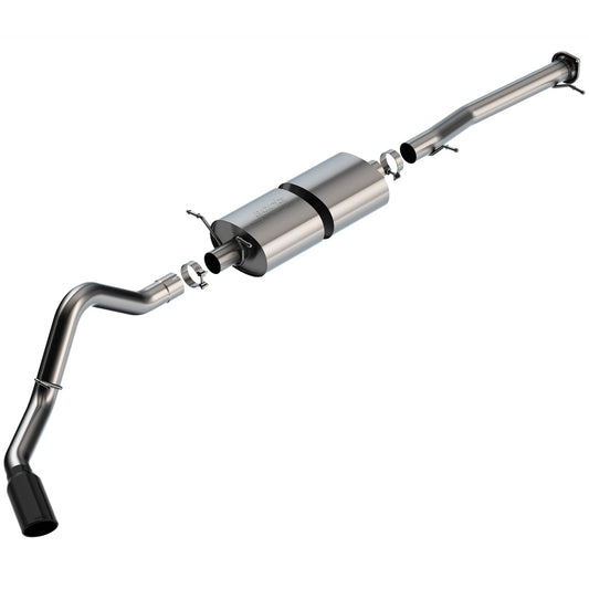 Borla 20-22 Chevrolet/GMC Silverado/Sierra 6.6L T-304 SS Cat-Back S-Type Exhaust - Brushed