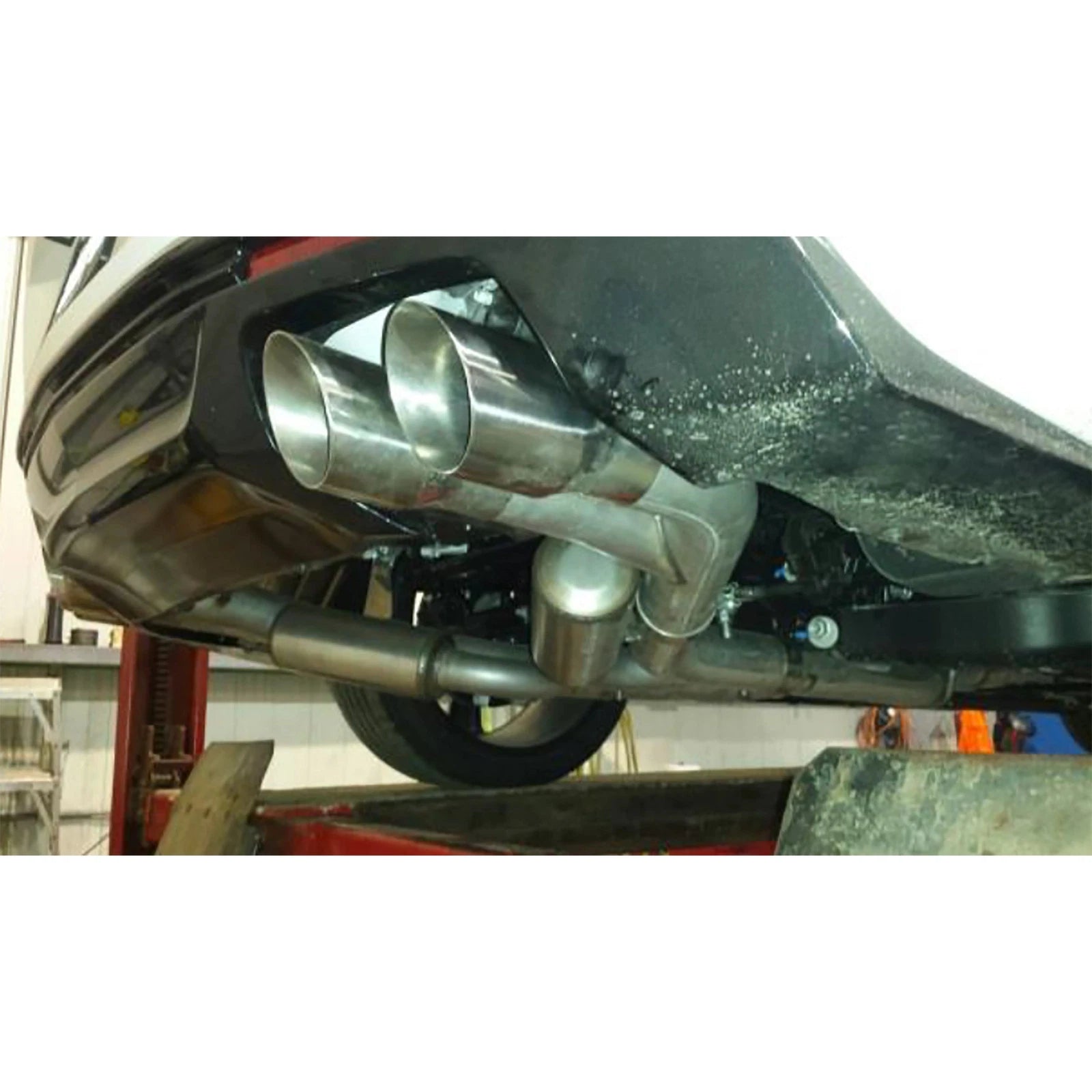 MBRP 2016 Chevy Camaro V8 6.2L 6spd 3in T409 Race Dual Axle Back w/ 4.5in Quad Dual Wall Tips