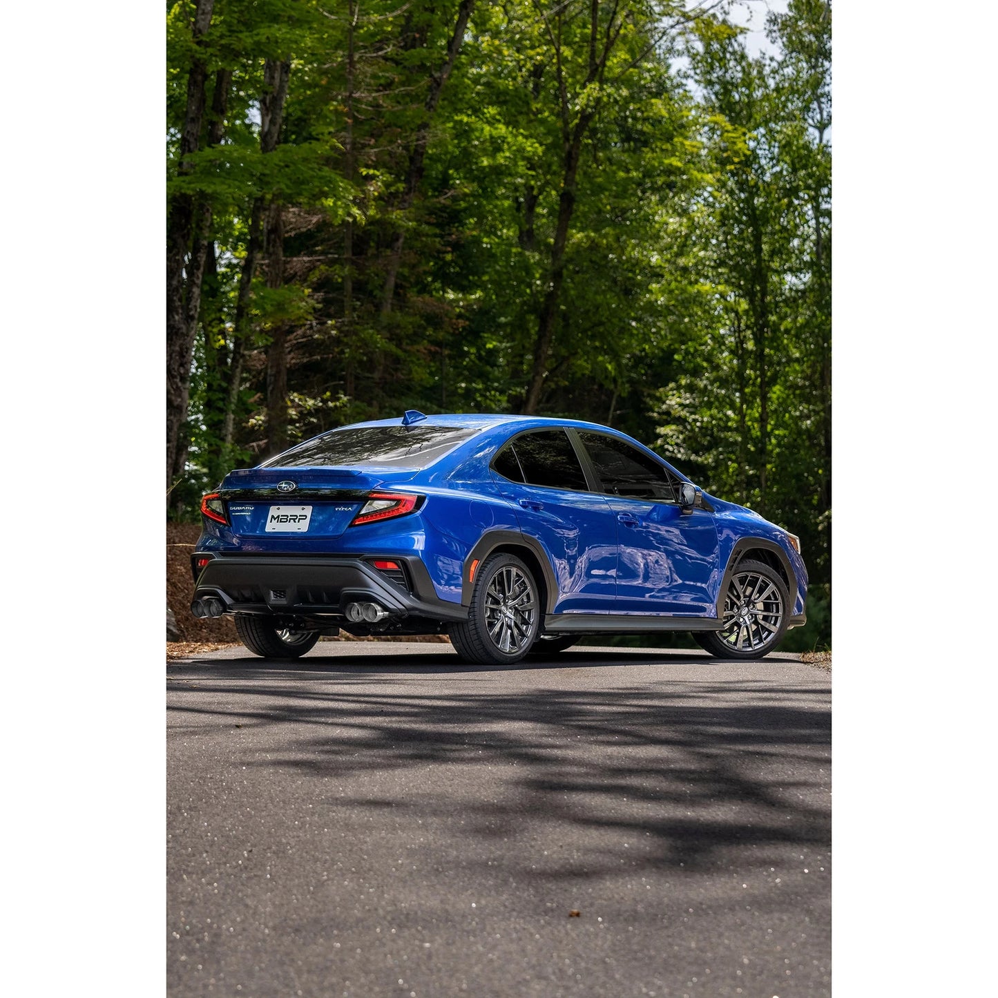 MBRP 2022+ Subaru WRX 3in Cat-Back Dual Split Rear Quad Tips Race Profile Exhaust