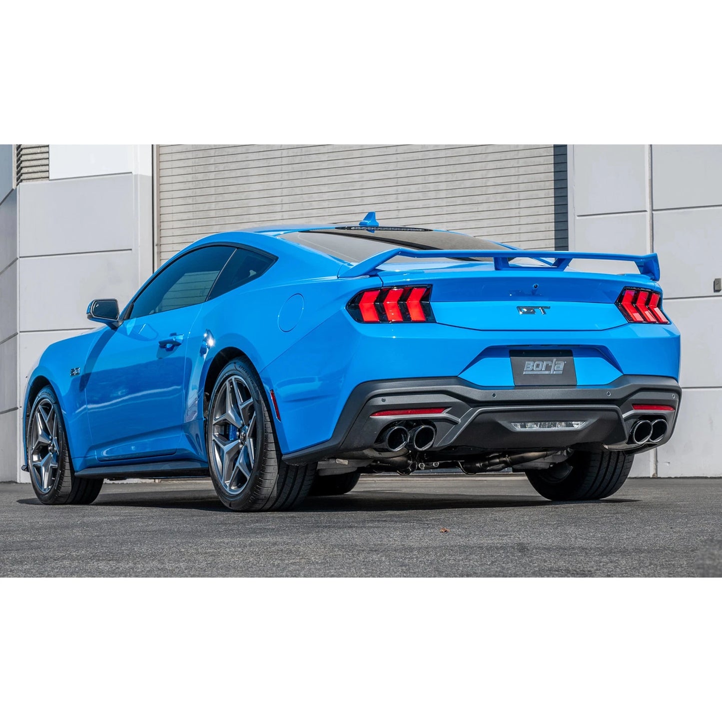 Borla 2024 Ford Mustang GT 5.0L V8 w/ Active Exhaust S-Type Axle-Back Exhaust System - Black Chrome