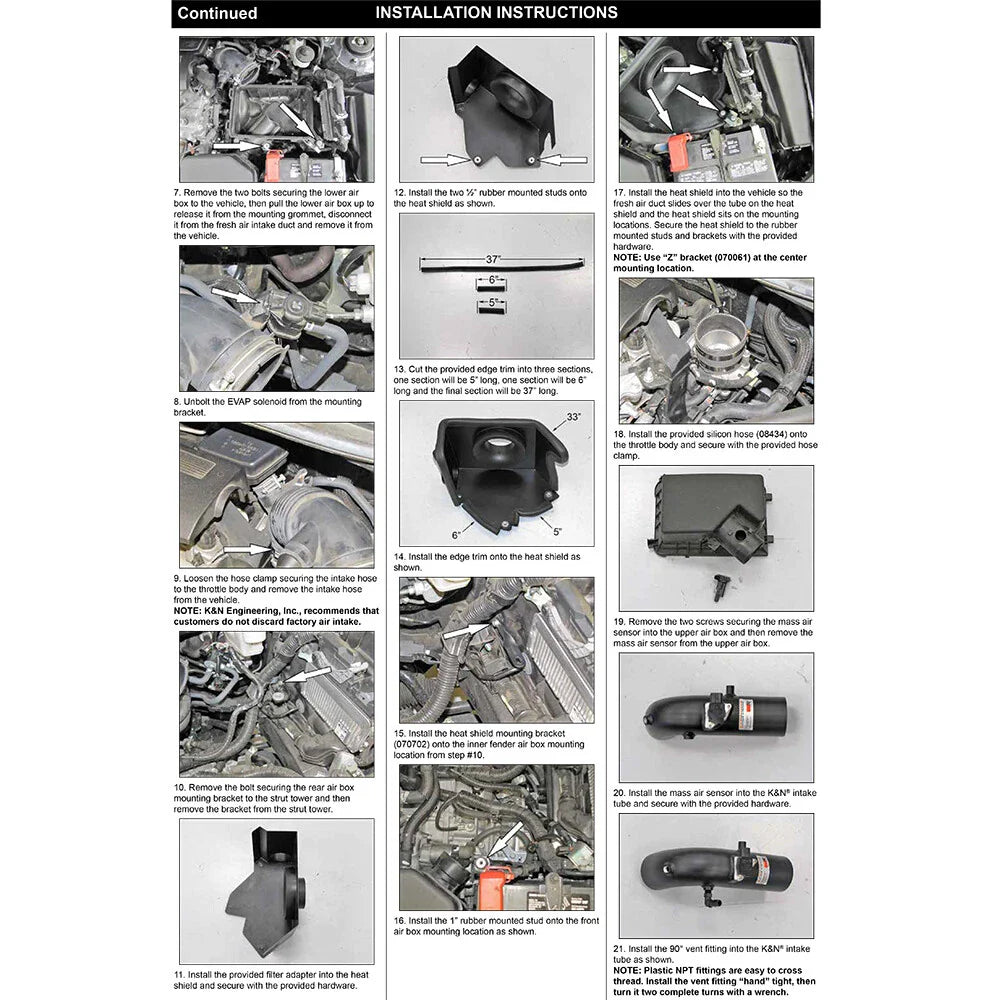 K&N 12-13 Toyota Camry 2.5L Black Typhoon Cold-Air Intake