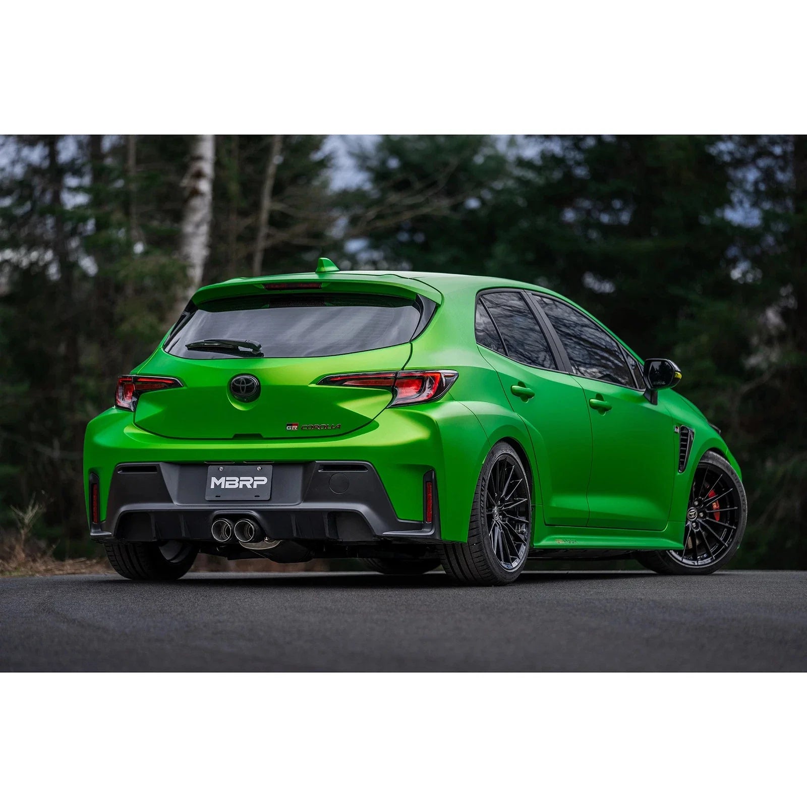 MBRP 2023 Toyota Corolla GR 1.6L T304 SS 3in Cat-Back Dual Center Rear w/ Burnt End Tips