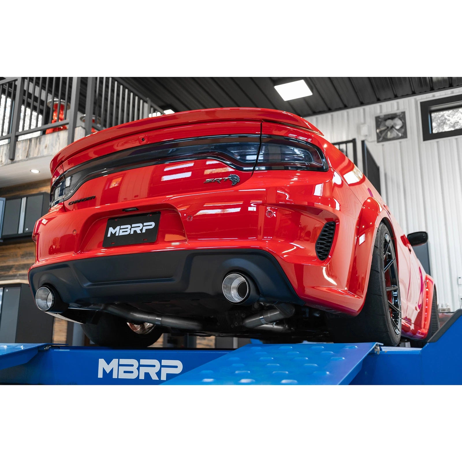 MBRP 17-21 Charger 5.7/6.1/6.4L 3in Dual Rear Exit SS Catback Exhaust w/ Carbon Fiber Tips