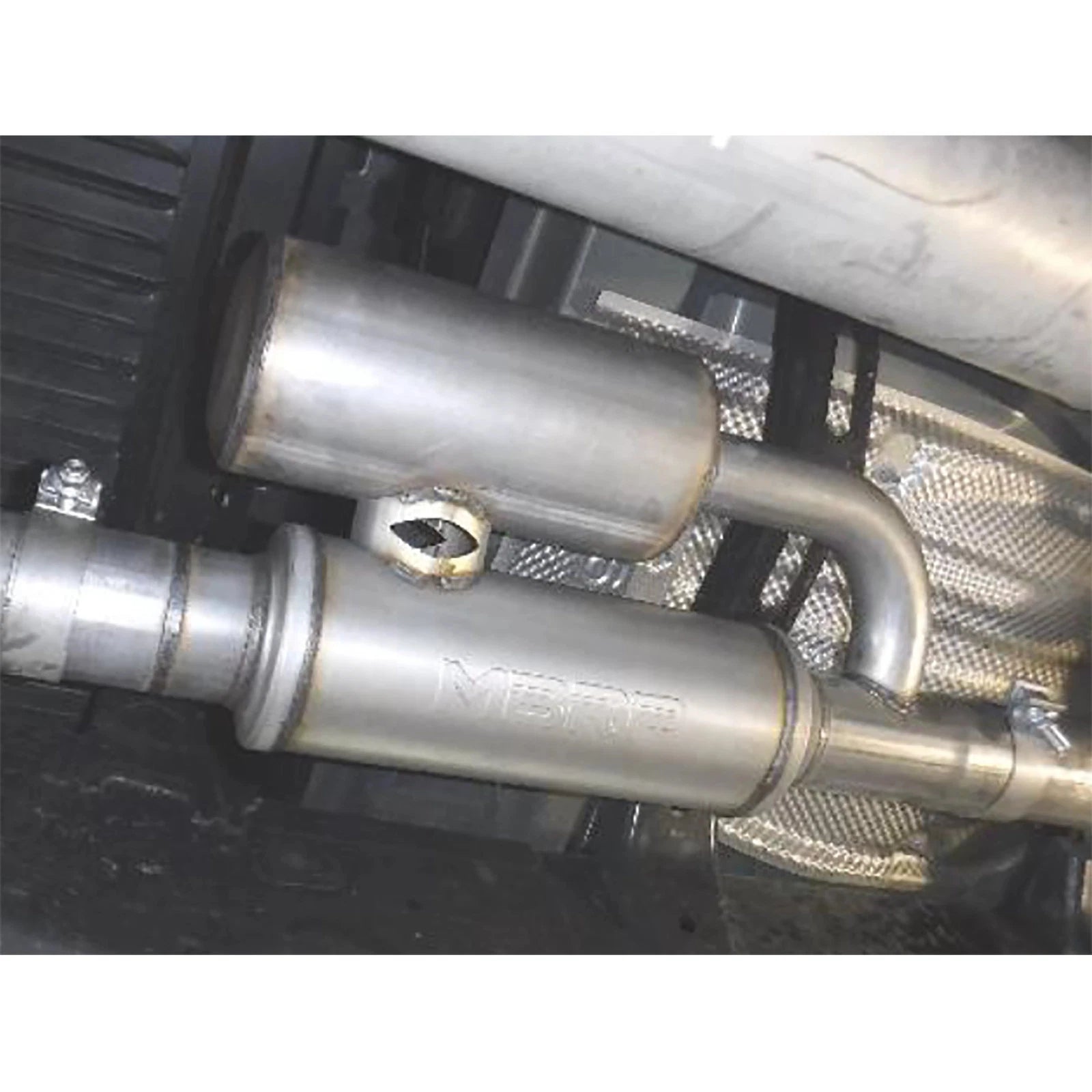 MBRP 22-25 Toyota Tundra 3.4L 3in Cat Back Single Rear Turn Down - Aluminized Steel