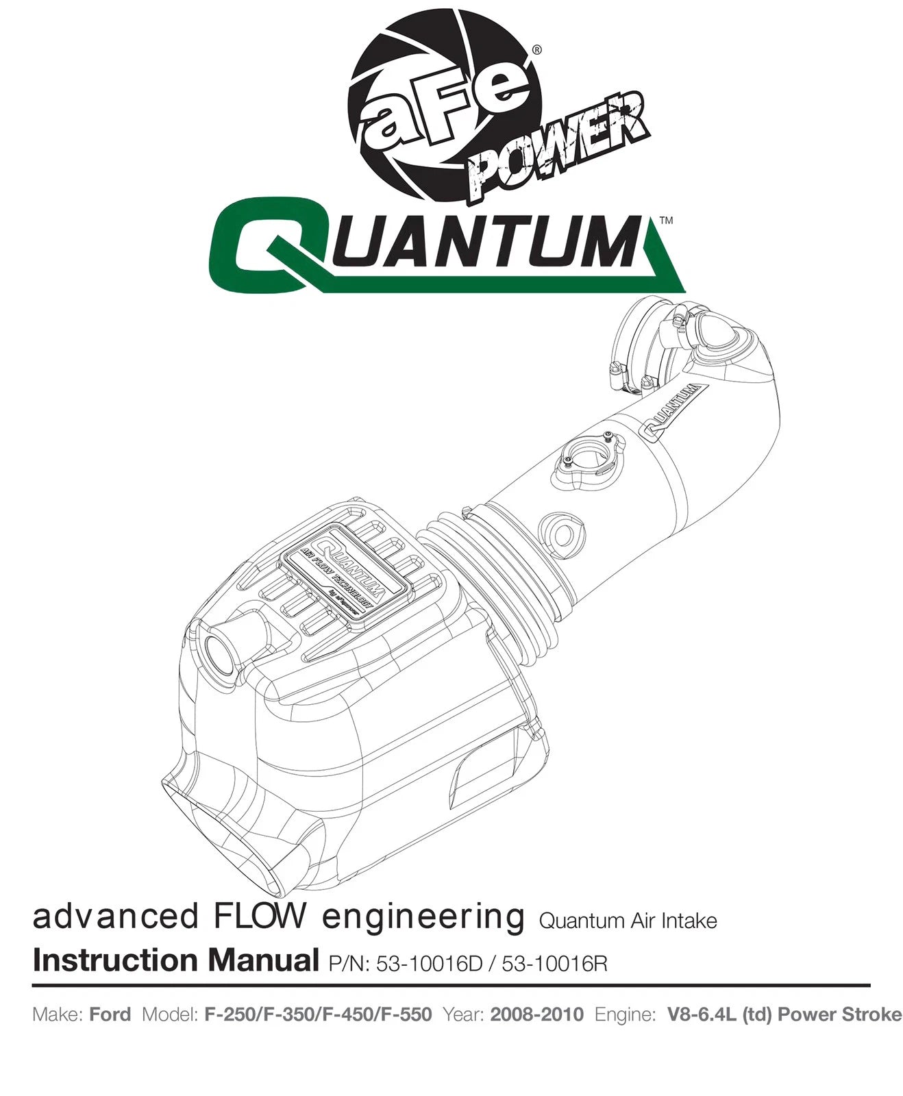 aFe Quantum Pro 5R Cold Air Intake System 15-18 Ford F-150 V8-5.0L