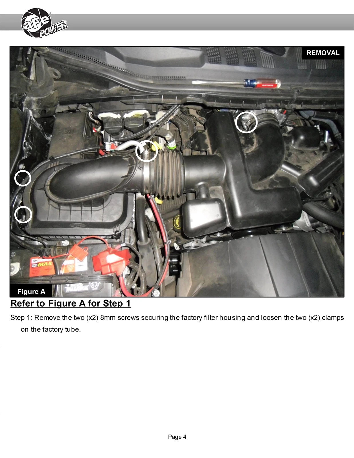 aFe Momentum GT Pro 5R Cold Air Intake System 2017 Ford Superduty V8-6.2L
