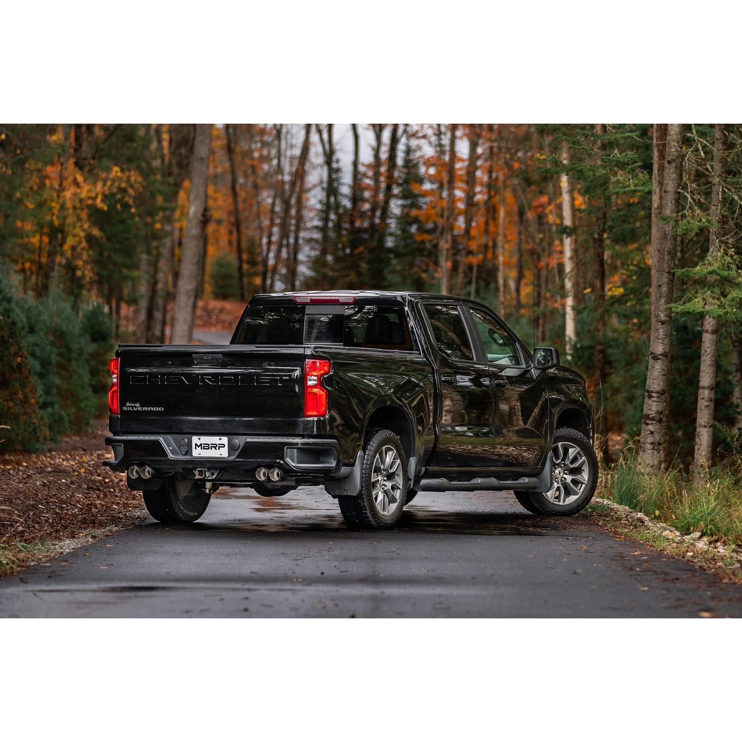 MBRP 19-21 Chevrolet Silverado 1500 5.3L 3in Cat Back w/ 2.5in OD Carbon Fiber Tips - T304