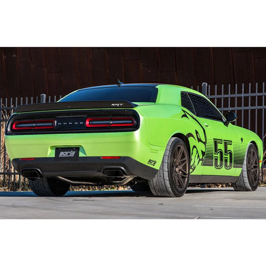 Borla 15-16 Dodge Challenger Hellcat 6.2L V8 ATAK w/ Valve Simulator CB Exhaust Factory Valance