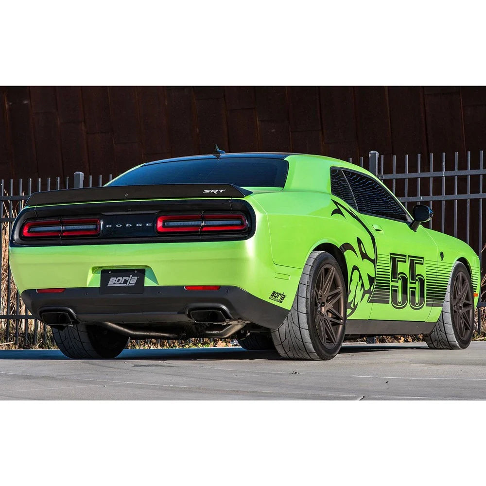 Borla 15-16 Dodge Challenger Hellcat 6.2L V8 ATAK w/ Valve Simulator CB Exhaust Factory Valance