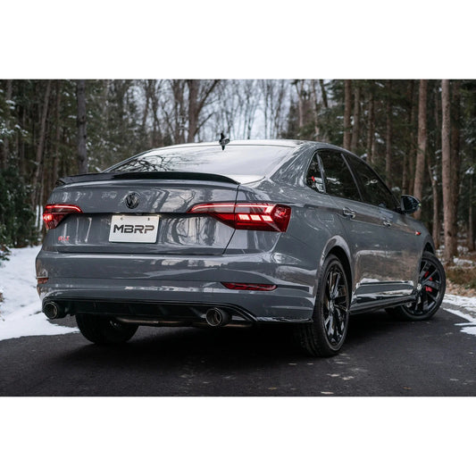 MBRP 19-21 VW Jetta GLI T304 SS 3in Cat-Back Dual Split Rear Exit Exhaust - Carbon Fiber Tips
