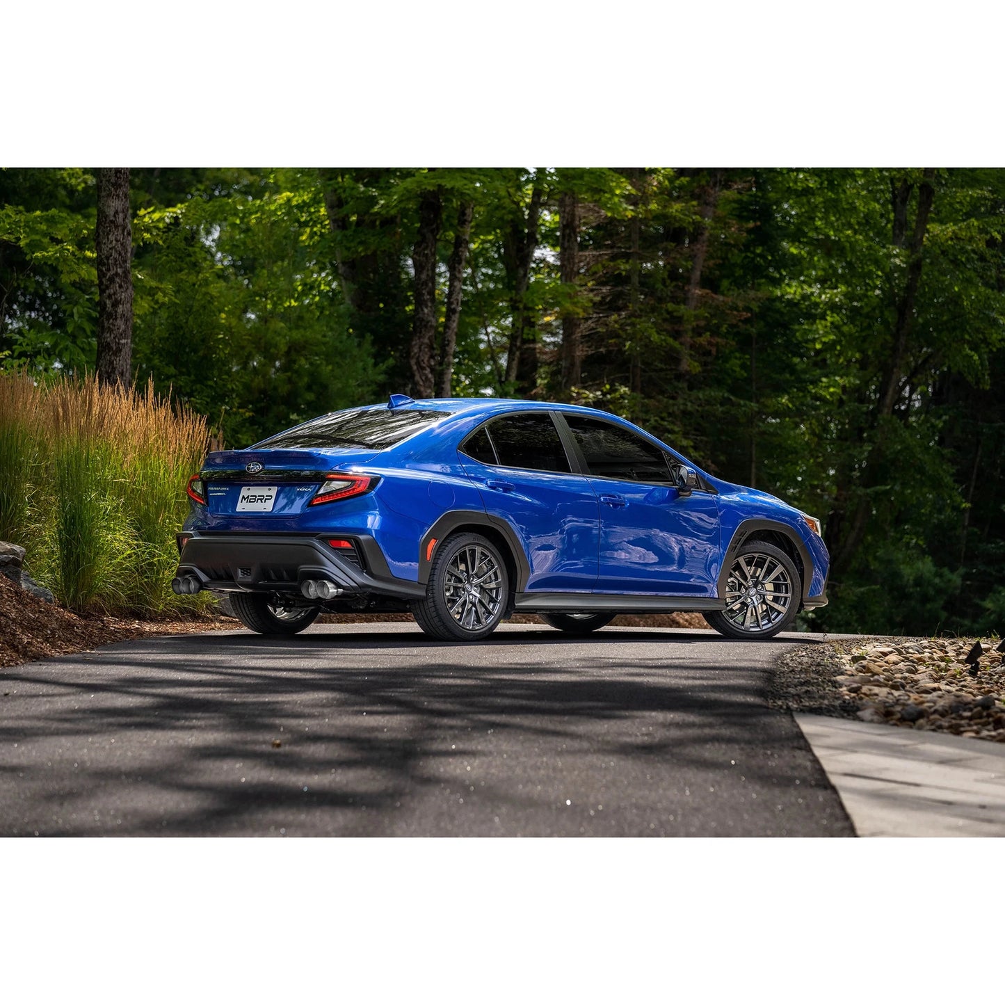 MBRP 2022+ Subaru WRX 3in Cat-Back Dual Split Rear Quad Tips Race Profile Exhaust