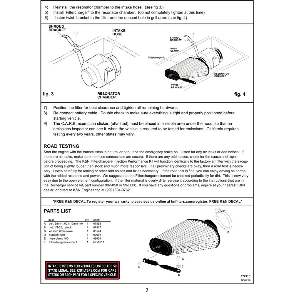 K&N 84-89 300ZX V6-3.0L Performance Intake Kit