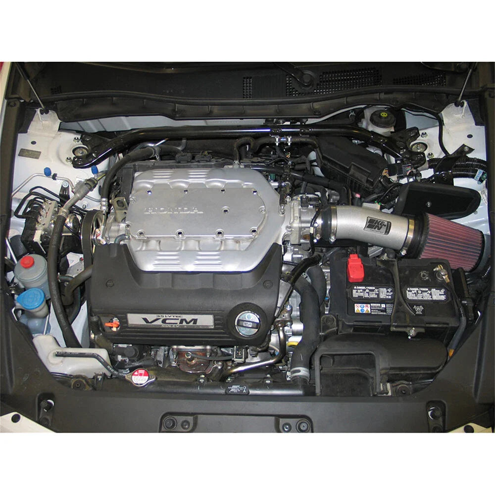 K&N 08 Honda Accord 3.5L-V6 Silver Typhoon Short Ram Intake