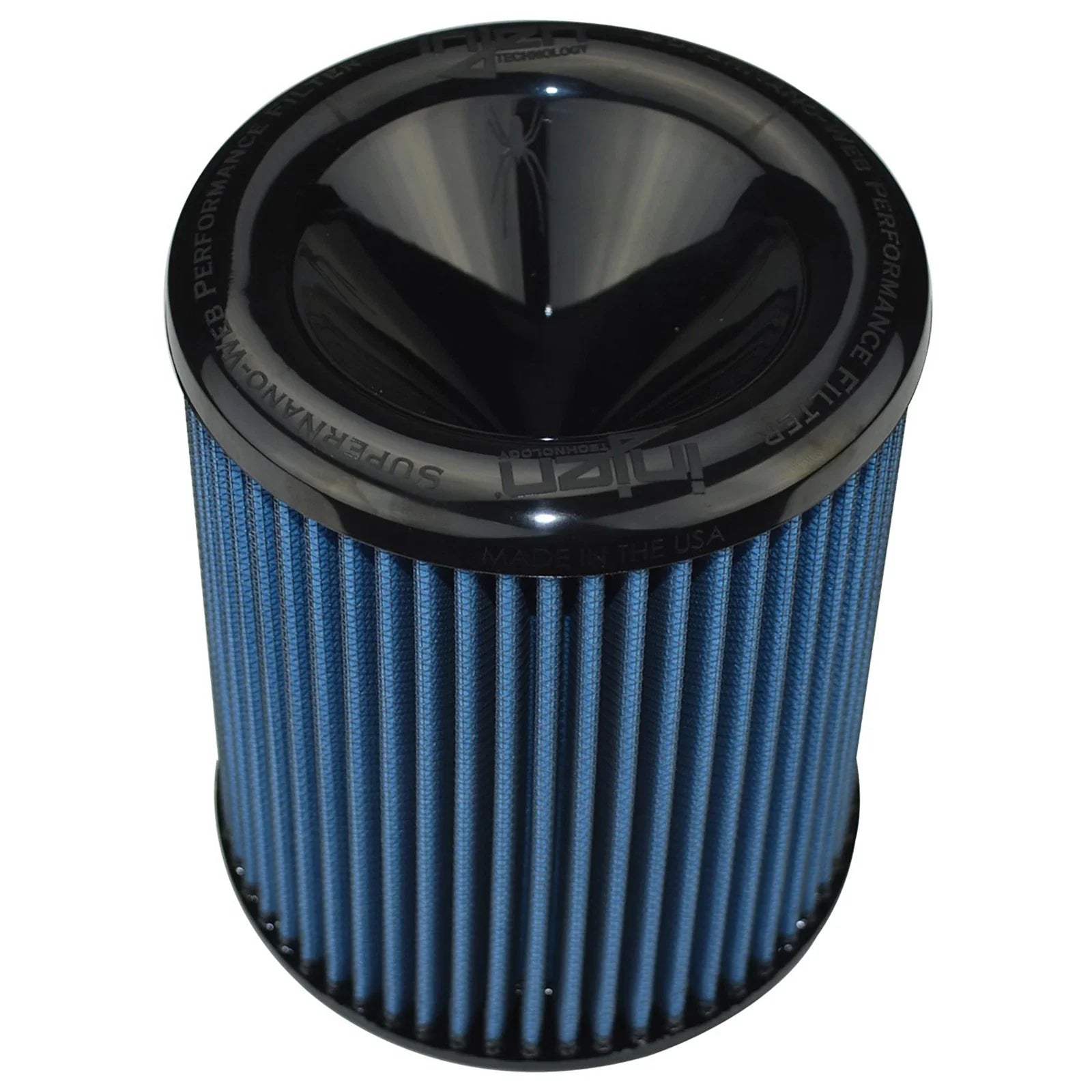 Injen AMSOIL Ea Nanofiber Dry Air Filter - 3 1/2 Filter 6  Base / 6 7/8 Tall / 5 1/2 Top