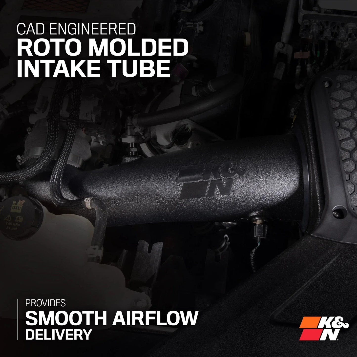 K&N 23-24 Ford F150 Raptor R 5.2L V8 Performance Air Intake System