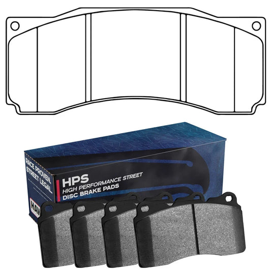 Hawk StopTech ST-60 Caliper HPS Street Brake Pads