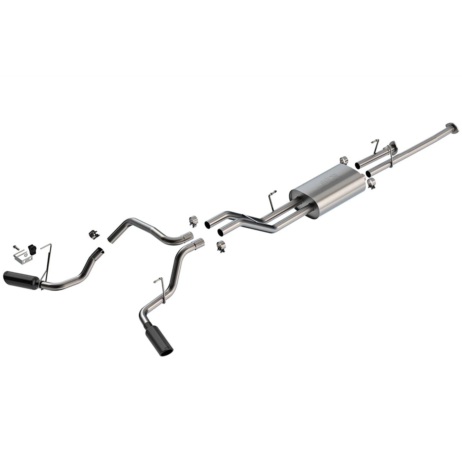 Borla 07-21 Toyota Tundra 4.6L/5.7L Cat-Back Touring SS Catback Exhaust w/ Black Chrome Tips