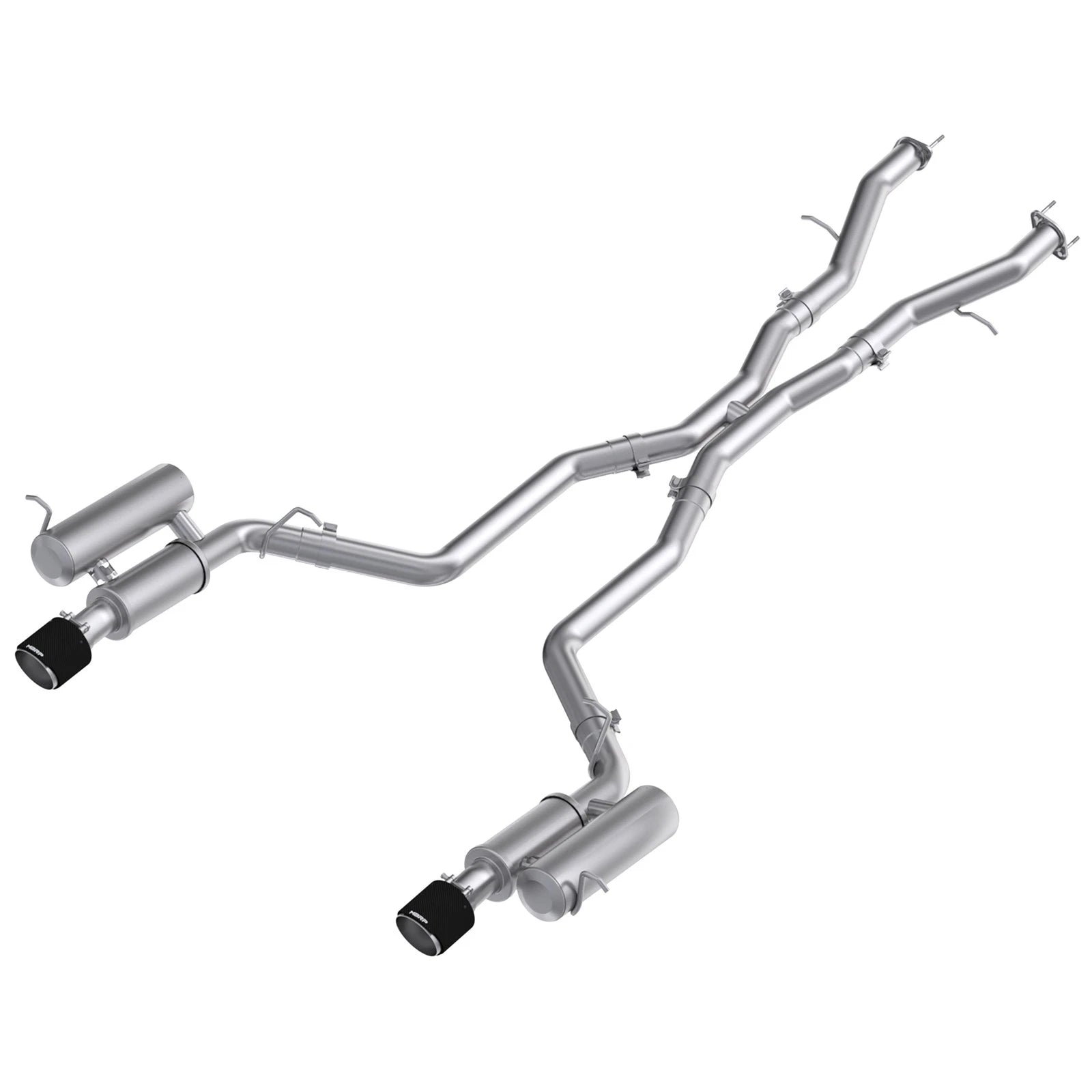 MBRP 2011+ Dodge Durango T304SS 3.0in Cat-Back Dual Rear Exit Exhaust w/ Carbon Fiber Tips
