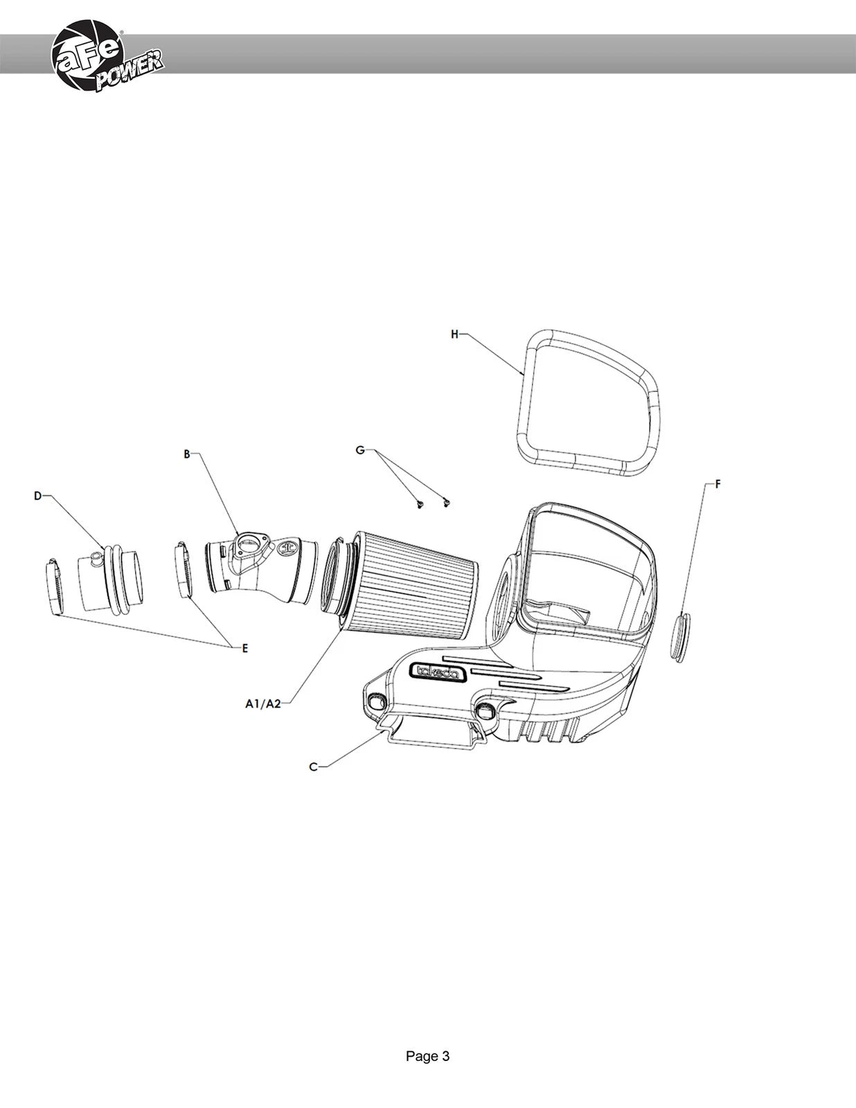 aFe Takeda Stage-2 Cold Air Intake System Pro 5R 14-18 Mazda 3 L4-2.0 - Black