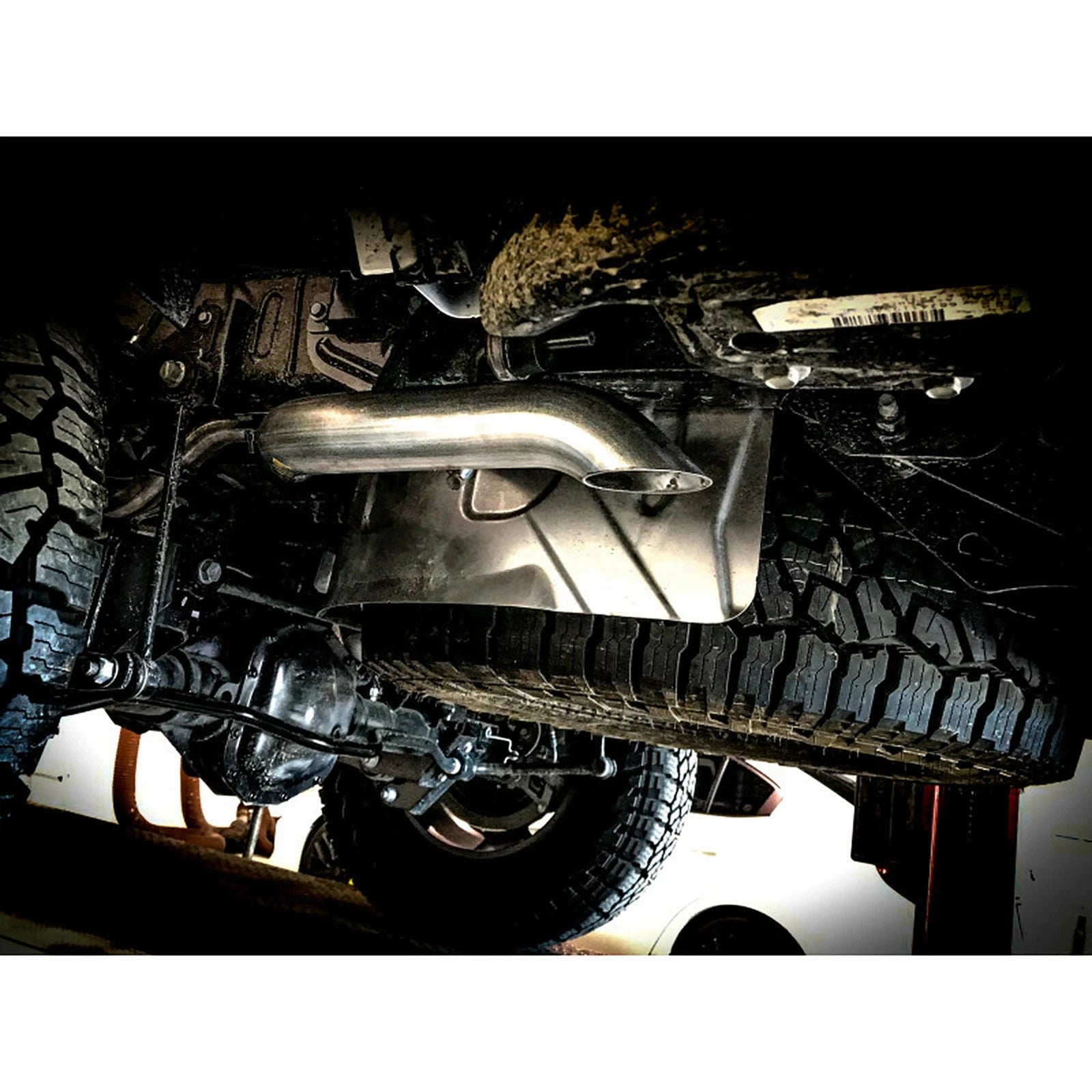 MBRP 2020 Jeep Gladiator 3.6L 2.5in Single Rear Exit Cat Back Exhaust - Aluminized (Off-Road)