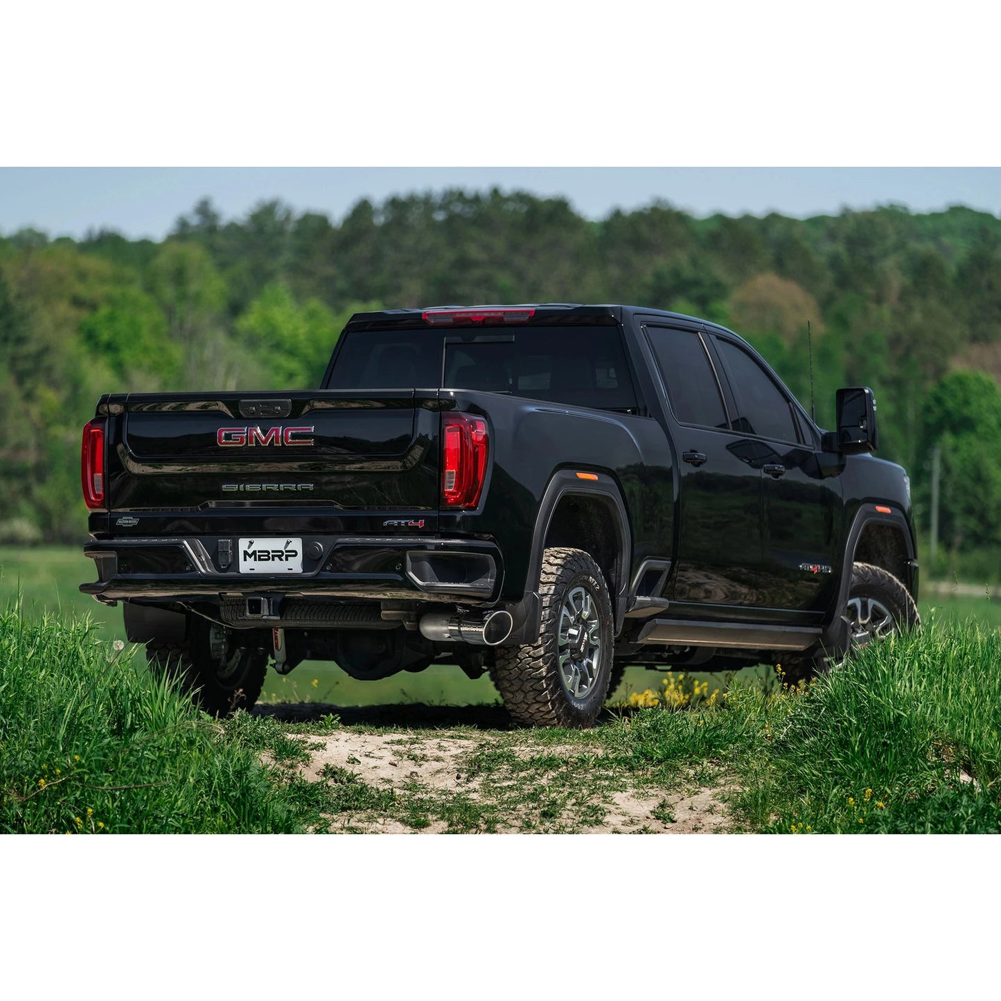 MBRP 20-23 Chevrolet Silverado 2500HD 6.6L Armor Lite AL Steel Single Side Exit 5in DPF Back Exhaust