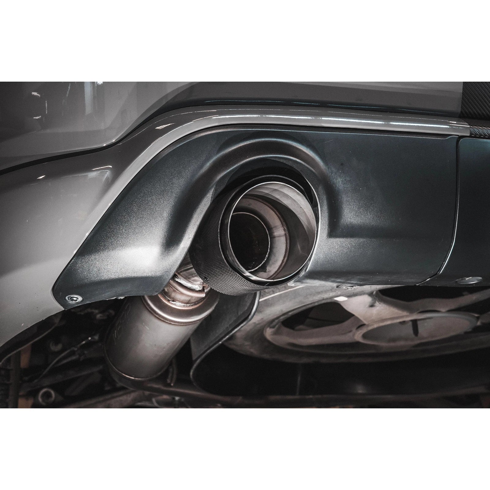 MBRP 18-23 Dodge Durango SRT 6.4L Armor Pro T304 SS 3in Cat Back Exhaust Dual Rear Exit w/ CF Tips