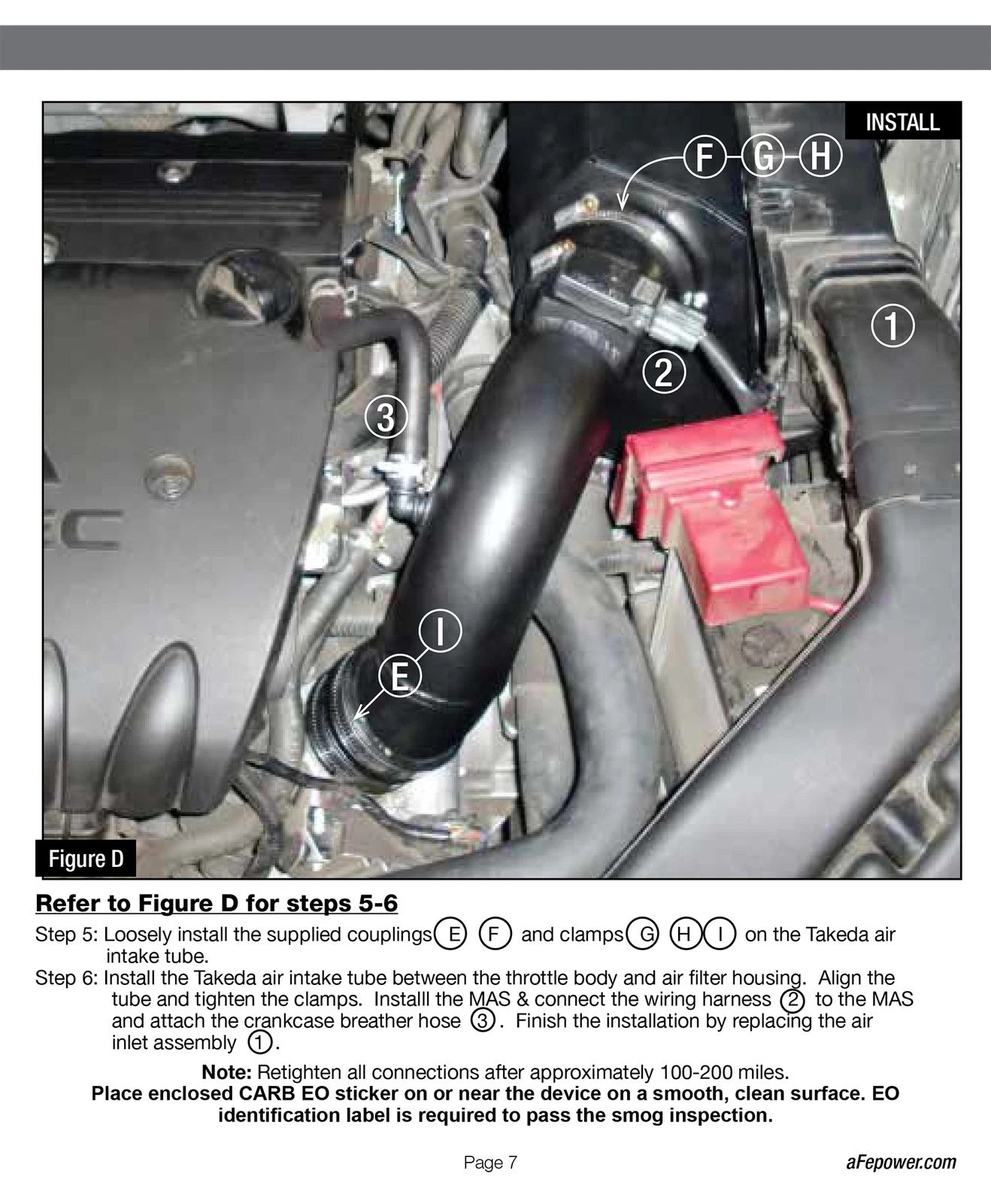 aFe Takeda Intakes Stage-2 PDS AIS PDS Mitsubishi Lancer GTS 09-11 L4-2.4L (pol)