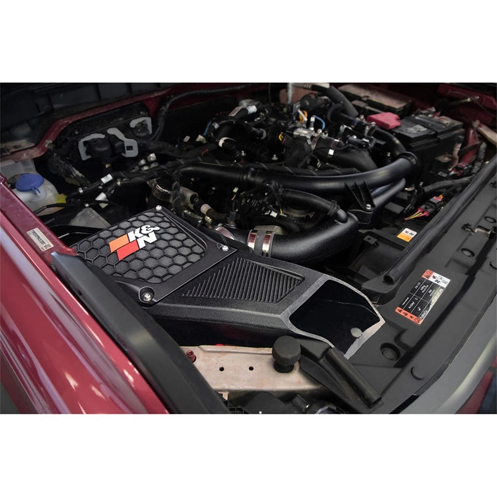 K&N 21-23 Ford Bronco 2.7L V6 F/I DRYFLOW Performance Air Intake System