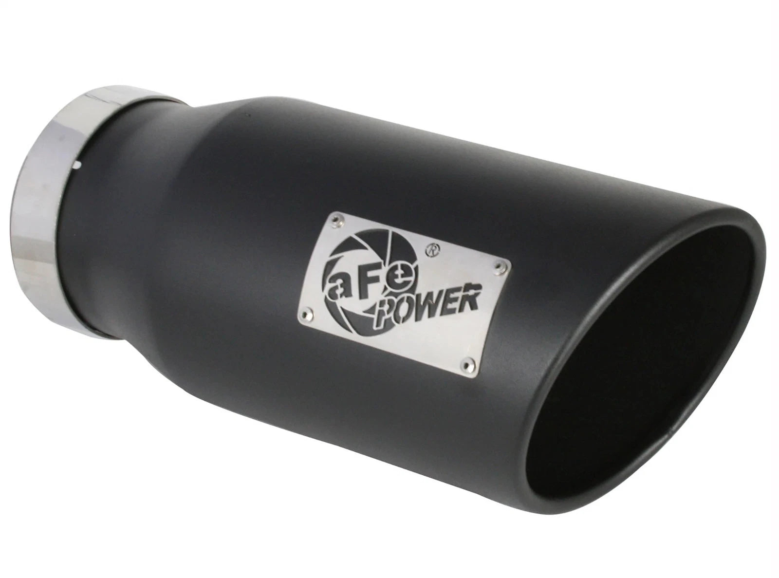 aFe ATLAS 5in Alum Steel DPF-Back Exhaust System w/Black Tip 19-20 Ram Diesel Trucks L6-6.7L (td)